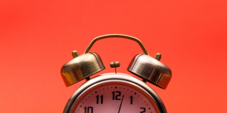 top half of a alarm clock