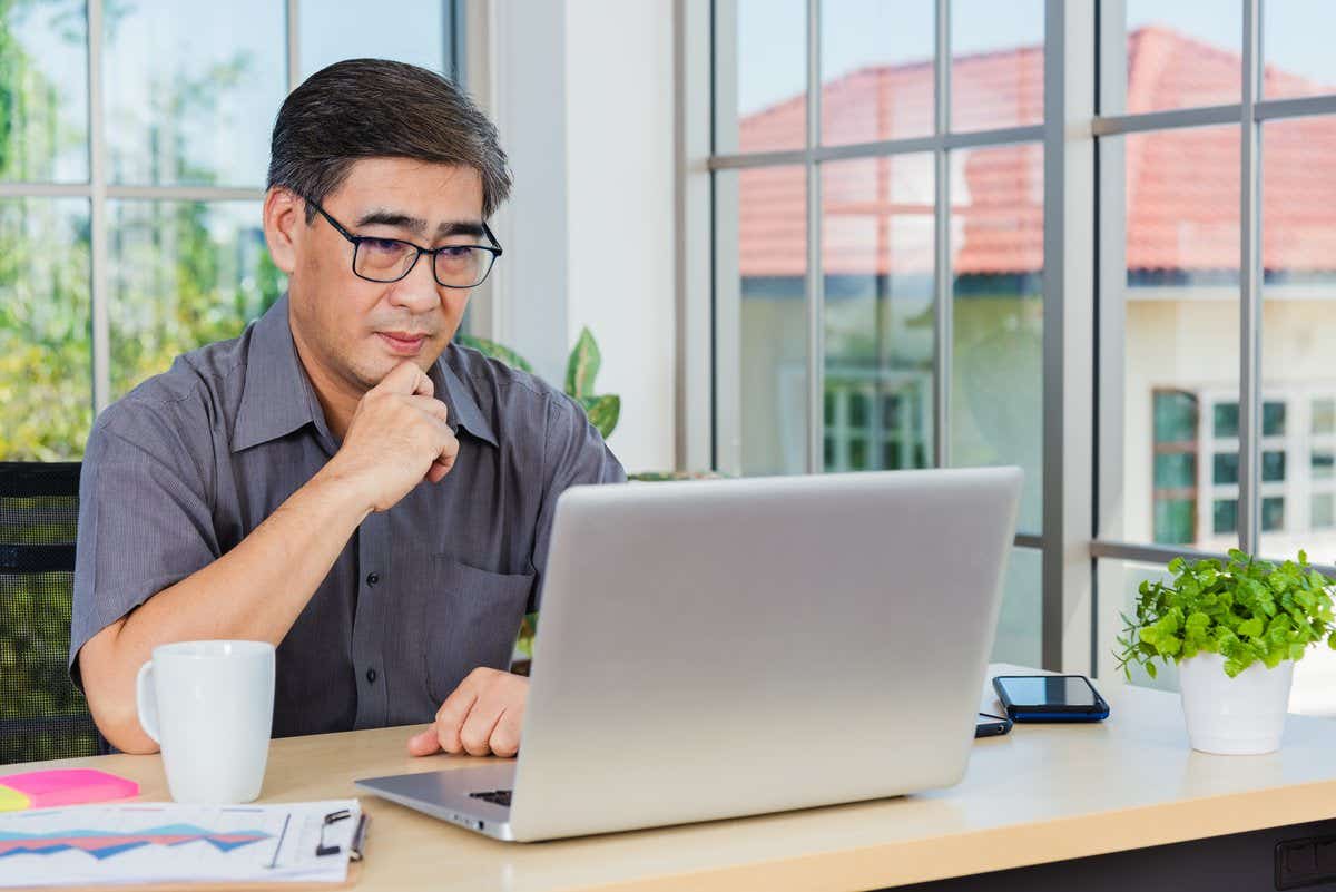 man looking for business tax relief