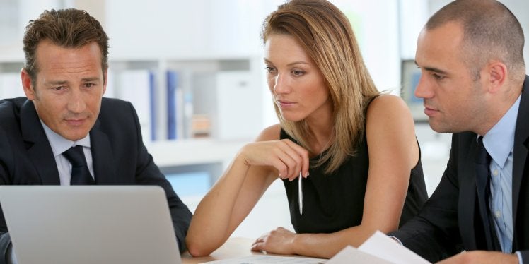 People considering a business loss