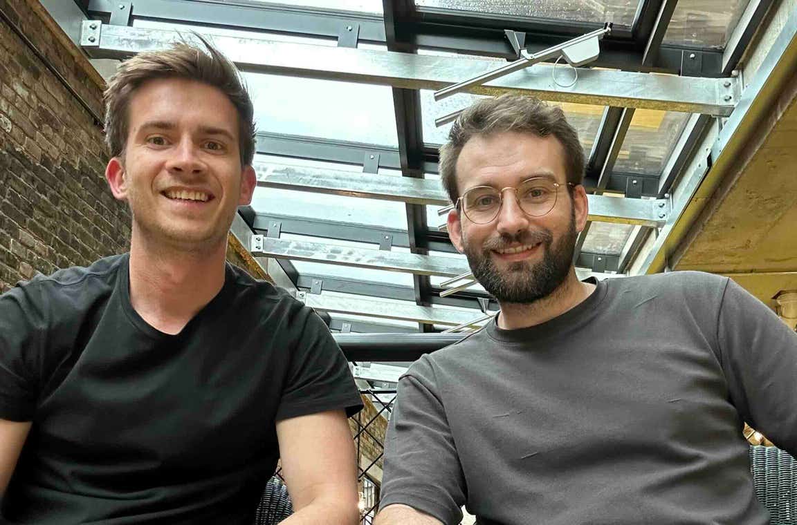 Alex Somervell and his business partner Jonny Pryn