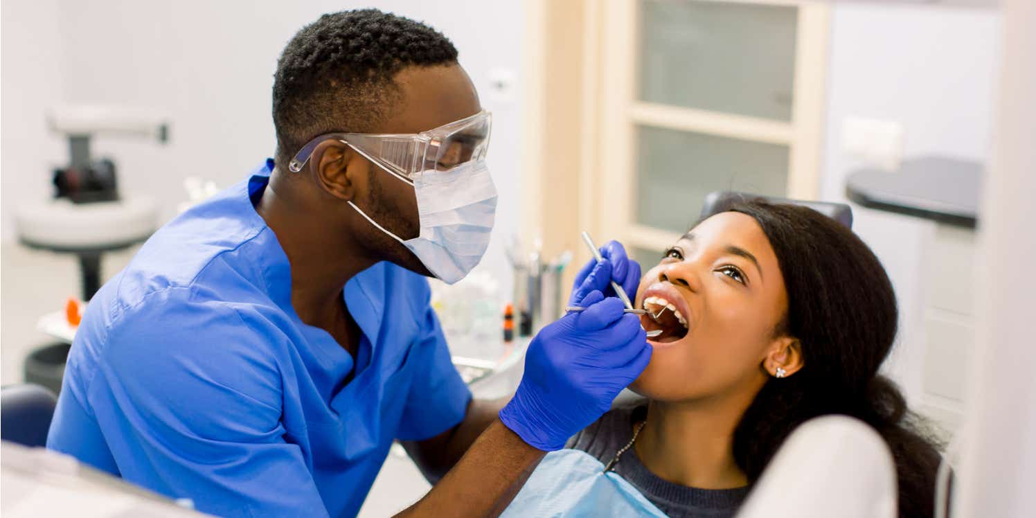 dentist and patient