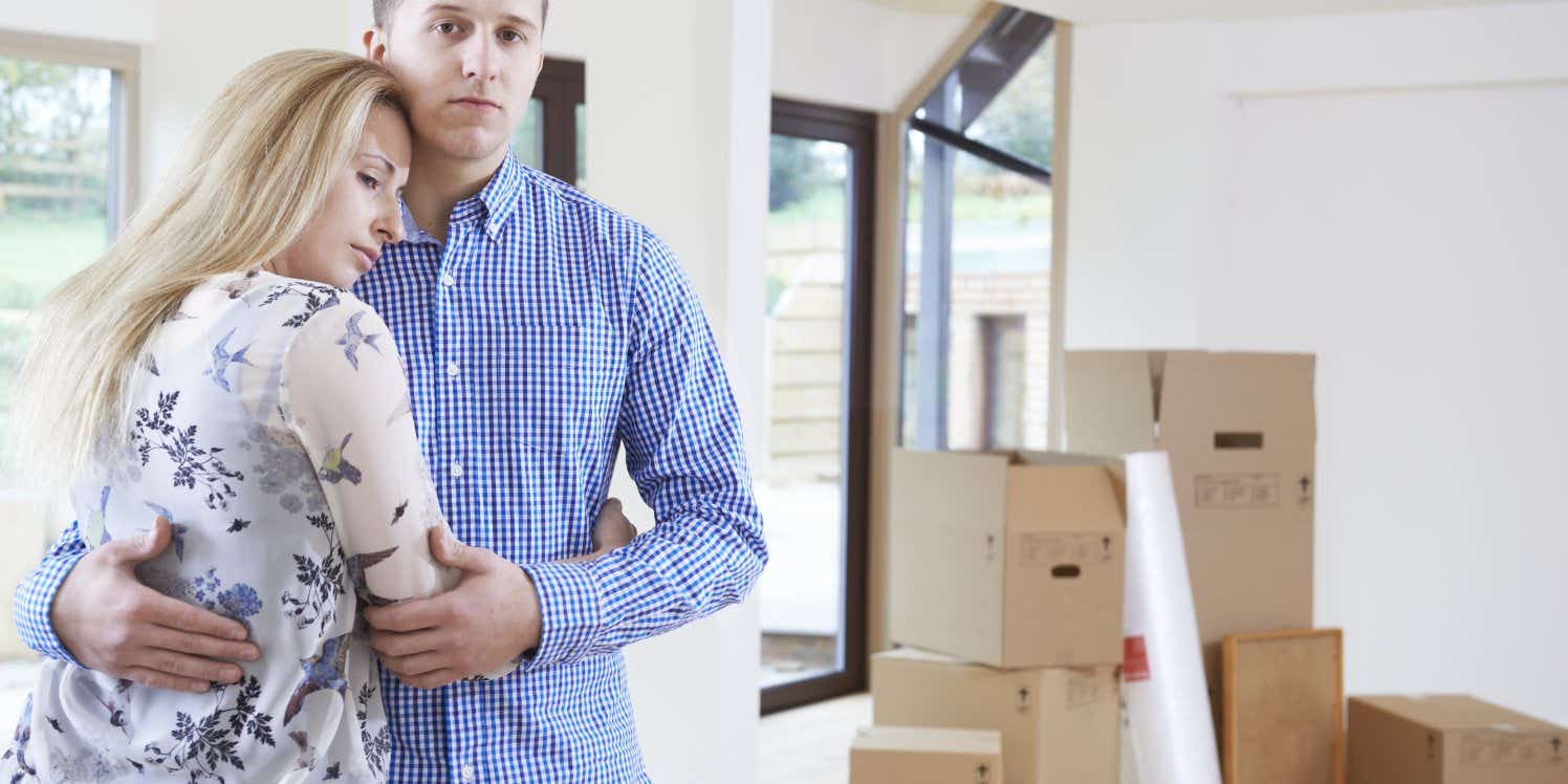 Couple being evicted