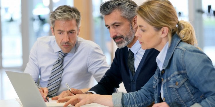 business people on laptop