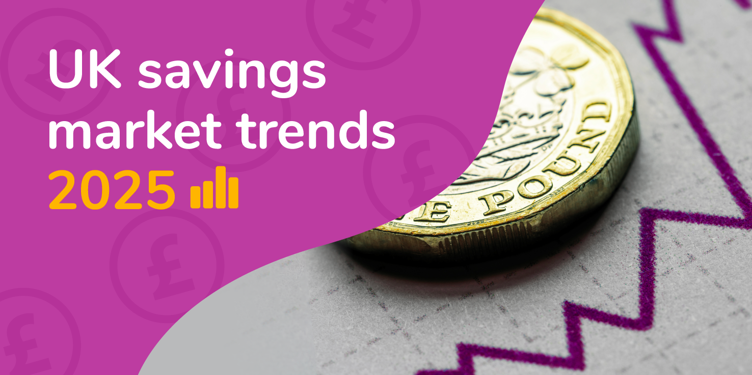  Title graphic with the title 'UK Savings Market Trends 2024'