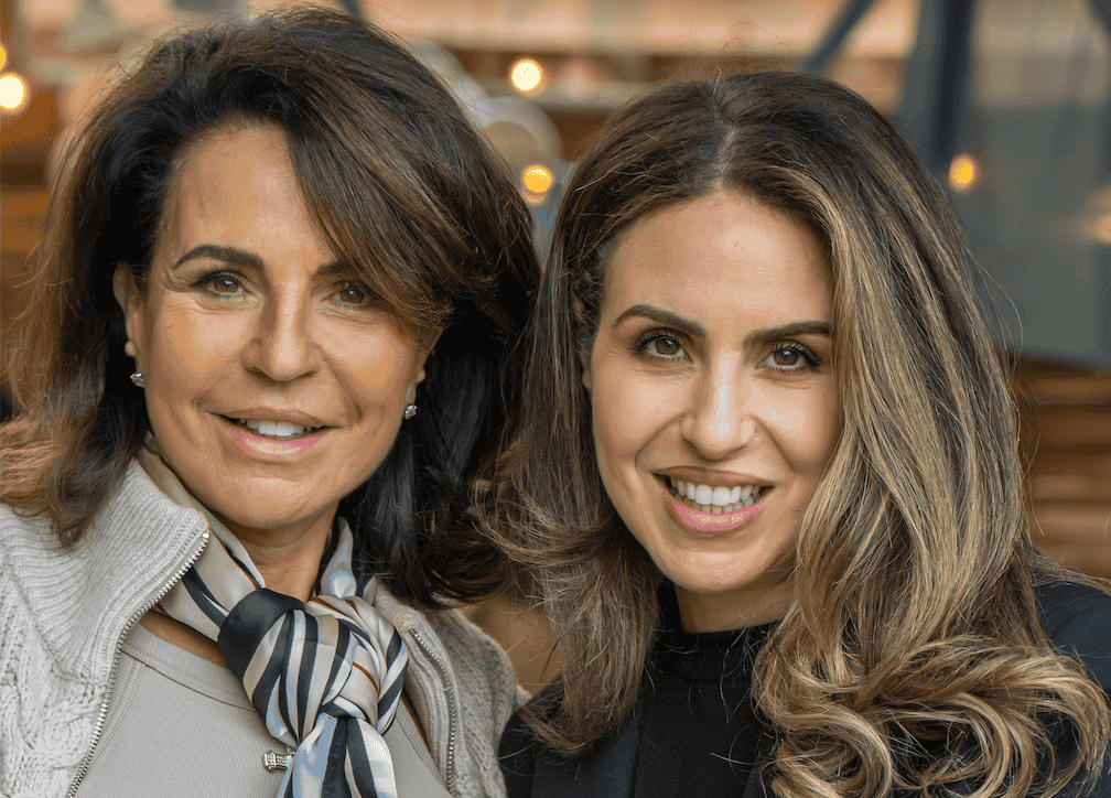 Sara Hanna (left) and Charlotte Ayoub (right) have built a business on the foundational values of comfort, inclusivity and ethical manufacturing.