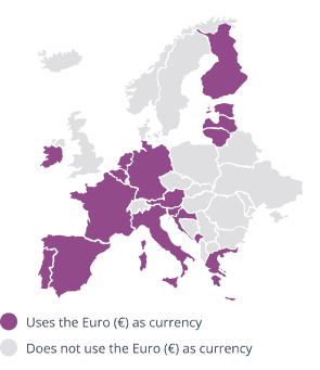 Where can I spend my euros?